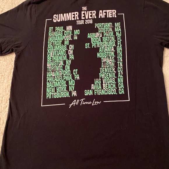 2018 All Time Low Concert Tshirt - Picture 4 of 4